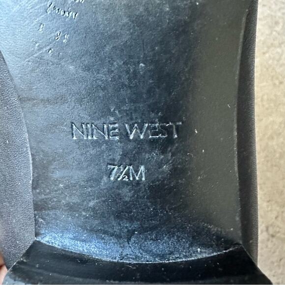 Nine West Black slip on flats size 7.5 - Picture 8 of 10